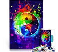 Yin Yang colorato puzzle 2000 pezzi per adulti Giocattoli che creano dipendenza e sfidano l'intelligenza del cervello Adatto per la decorazione del desktop 70x100cm