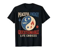 Yin Yang Equilibrio Spirituale Pace Interiore Chaos Regalo Maglietta