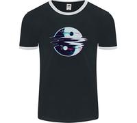 Yin Yang Glitch Yoga Meditazione Fantascienza Mma Uomo Ringer Fotl