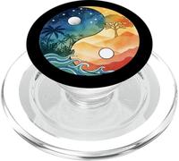 Yin Yang Grafico Mistico Arte Cinese Filosofia Taoismo PopSockets PopGrip per MagSafe