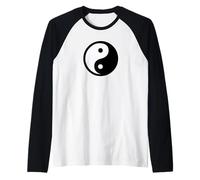 Yin Yang Maglia con Maniche Raglan