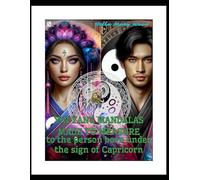 Yin Yang mandalas made to measure to the person born under the sign of Capricorn: yin yang coloring book