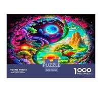 Yin-yang Puzzle 1000 Pezzi Tai Chi Puzzle Arte Giochi Rilassamento E Intelligence Intrattenimento Creativo Regalo Per Tutta La Famiglia 70x50cm/1000pcs