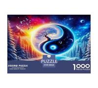 Yin-yang Puzzle Da 1000 Pezzi Per Bambini Curiosi: Scopri Mondi Nuovi E Esercita La Memoria!