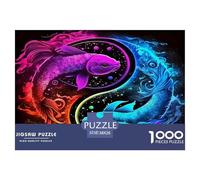 Yin-yang Puzzle Da 1000 Pezzi Per Chi Ama I Viaggi: Rivisita Luoghi Meravigliosi E Migliora L'attenzione!