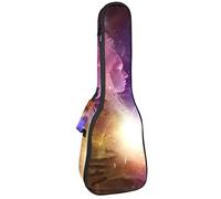 Yin Yang Space Galaxy Starry Pattern Ukulele Custodia per Concerto Tenore Soprano 23 Pollici 10 MM Spesso Morbido Imbottito Cinghie Regolabile Gig Bag