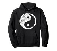 Yin Yang T-Shirt. Divertente Yin-Yang simbolo Yoga Tao Tee Felpa con Cappuccio