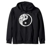 Yin Yang T-Shirt. Divertente Yin-Yang simbolo Yoga Tao Tee Felpa con Cappuccio