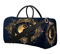 Yin Yang Tai Chi Borsone da Viaggio per Donne Uomini Ragazze Ragazzi Weekend Pernottamento Borse 22,7 L Tote Cabina Bagaglio per Sport Palestra Yoga, Colore, 22.7L, Organizer per borse