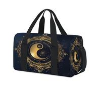 Yin Yang Tai Chi Sport Duffel Borse per Bambini Ragazze Ragazzi Donne Uomini Pernottamento Weekender Borsa Da Viaggio Tote Carry Palestra Casual Duffel Borse