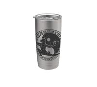 Yin Yang Yoga Pratica dell'Equilibrio Bicchiere termico in acciaio inox doppia parete