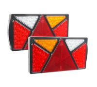 Yinaolan 2 Pezzi Luci Per Rimorchio, Universale 12V/24V Impermeabile Per Indicatori Di Direzione, Freni, Coda, Retromarcia, Fendinebbia E Riflettori Con Cavo Di 45 cm