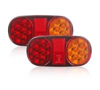 Yinaolan 2 X Led Fanali Posteriori Rimorchio 12v Indicatore Luminoso Impermeabile Illuminazione Posteriore Per Auto Camion Caravan O Trattore