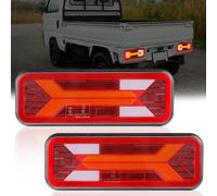 Yinaolan Luci Per Rimorchio a Led Posteriori 12v/24v 2 Pezzi Luci a LED Per Rimorchio Impermeabili Trattore, Camion, Furgone, Camion, Camper