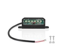 Yinaolan Luci Targa a LED Luci Targa Posteriori 12~24 v Impermeabili Perfette Per Camion Rimorchio Auto Moto Camion o Barca-Nero