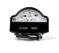 Yinaolan Luci targa LED 1 pezzo, 12V/24V impermeabili 6 SMD Lampade targa posteriore per auto, rimorchio, camion, roulotte, barca, veicolo o camion