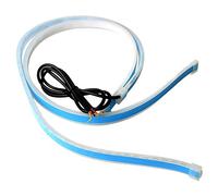 Yinchus 2PZ DRL 60Cm Luce di Marcia Diurna 12V Guida Flessibile Tubo Morbido con Start Scan Car LED Strip Indicatore di Direzione Bianca /
