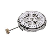 Yinchus Movimento meccanico automatico 8215 singolo calendario fabbrica grande calendario finestra fabbrica, Argento & Bianco