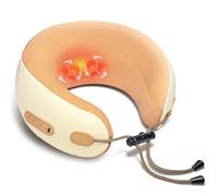 Yincook Cuscino massaggiante per collo, portatile, riscaldato, cuscino massaggiante, ricaricabile, a forma di U, per massaggio shiatsu, per alleviare il dolore a casa, auto, ufficio, viaggi