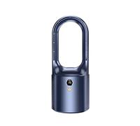 Yindhgdr Ventilatore elettrico Turbo senza lama da scrivania per uso domestico Ventilatore elettrico ricaricabile USB Mini ventilatore portatile di raffreddamento ad aria portatile 6 velocità vento