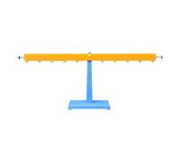 YindiMister Righello a Leva con Supporto, Strumento Didattico di Fisica, Kit Scientifici per Bambini, Strumento di Apprendimento, Esperimento con Il Righello a Le, Righello di Plastica Lungo