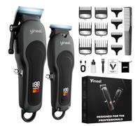 Yineel Tagliacapelli Professionale Uomo, Macchinetta per capelli e Barba Senza Fili con Display LED, Tagliacapelli elettrico con Lama in Ceramica, 300 Min Autonomia, Ricarica USB-C