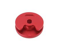 YINETTECH 1 pz Joystick Cap Pulsanti Metallo Sostituzione Pollice Pad Cap Analogico Compatibile con Nintendo NEW 3DS 2DS XL LL Rosso Metallo Thumbstick Grip