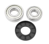 YINETTECH 1 Set Di Cuscinetti E Guarnizioni Per Cestello Lavatrice 6305ZZ 6306ZZ Cuscinetto 37x76x9,5/12mm Kit Guarnizioni Albero Compatibile Con Lavatrice LG 4036ER2004A