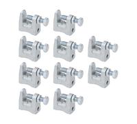 YINETTECH 10 Pezzi M8 Morsetti Per Travi Staffa In Ghisa Duttile Zincata 8mm Supporto Morsetto Staffa Di Montaggio Per Costruzione Di Ponti Ingegneria Edile