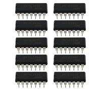 YINETTECH 10 Pezzi SN74LS93N TI Chip Di Circuito Integrato 5V Adatto Per Sistemi Embedded Circuiti Logici Per Computer Retrò