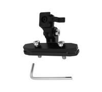 YINETTECH 1Pc Supporto Per Supporto Per Binario Sella Fanale Posteriore Per Bici Reggisella Compatibile Con Bontrager Ion Pro RT Adattatore Per Faro Adattatore Per Torcia Supporto Nero
