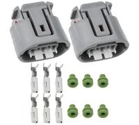 YINETTECH 2 adattatori alternatori a 3 pin 16678-65830 90980-11349 compatibile con Denso