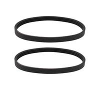 YINETTECH 2 cinghie di trasmissione per sega a nastro, 130J, tipo scanalato, 340 mm, compatibile con Metabo compatibile con Elektra Beckum BAS 250 G