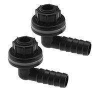 YINETTECH 2 connettori di ricambio per serbatoio dell'acqua, in plastica, impermeabili, accessori per giardino, aiuole, prati