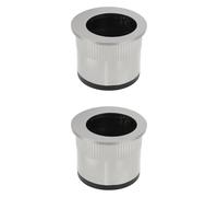 YINETTECH 2 maniglie anteriori da incasso per porta scorrevole, 29 mm, per la maggior parte delle porte scorrevoli in legno