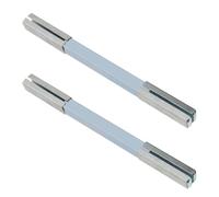 YINETTECH 2 maniglie per porta cilindrica, 6,9 mm x 110 mm, perno di fissaggio quadrato per maniglie delle porte