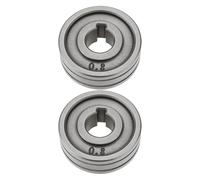 YINETTECH 2 Pezzi 30mm Rulli Di Azionamento Per Macchine A Filo Compatibili Con Saldatrici MIG Compatibile Con MAG Saldatrici (scanalatura Zigrinata Da 0,8 Mm/1,0 Mm)