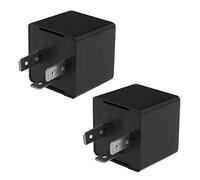 YINETTECH 2 relè lampeggiatore a 3 pin 111953227D DC12V 20A Plug In Compatibile con Beetle Karmann Ghia Relè lampeggiatore automobilistico Segnali di direzione LED Relè lampeggiatori elettronici