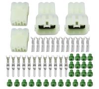 YINETTECH 2 SET 6 VIE CONNETTORE ELETTRICO IMPERMEABILE HM 090 MT COMPATIBILE SUZUKI COMPATIBILE