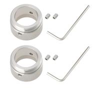 YINETTECH 2 set di adattatori termostatici per valvole termostatiche, compatibili con Danfoss RA da 20 a 23 mm, convertiti in M30 x 1,5