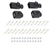 YINETTECH 2 set di connettori femmina e maschio a 6 pin per auto 3B0973813 1J0973713 compatibile con VW compatibile con Audi