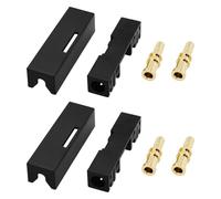 YINETTECH 2 set di connettori per cavi in fibra ottica di riparazione 61136906535 compatibili con BMW, compatibili con Mercedes, colore nero