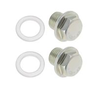YINETTECH 2 Set M12x1.25 Tappo Bullone Di Scarico Coppa Olio Motore Con Rondella Compatibile Con Honda Compatibile Con Accord 90009-PH1-000 MD050316