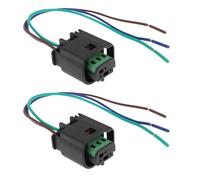 YINETTECH 2Pcs Cavo Spina Imbracatura Sensore Parcheggio PDC 968402-1C Compatibile con Peugeot Compatibile con Citroen 2002-2018, 3Pin