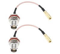 YINETTECH 2x BNC Cavo RG316 RF Da Femmina A SMB Femmina Da 9 Cm Per Telecamere Di Sorveglianza Wireless