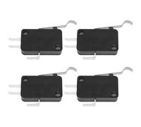 YINETTECH 4 micro interruttori SPDT con leva a rullo, terminali a 3 vie, montaggio a vite, compatibile con Honeywell S&C V7-7H15D8-263-1