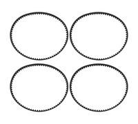 YINETTECH 4 Pezzi HTD 225-3M-6 Cinghia Dentata In Gomma Senza Fine 75T 225MM Lunghezza Passo X 6mm Larghezza Cinghie Di Trasmissione Sincrona Puleggia Ad Anello Chiuso Cinghia Dentata