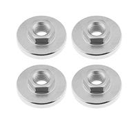 YINETTECH 4 Pezzi M14 Sostituzione Dado Flangiato Smerigliatrice Angolare Compatibile con 125/150/180/230 Tipo Smerigliatrice Angolare Disco Metallico Cambio Rapido Dado Flangiato Di Bloccaggio