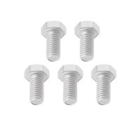 YINETTECH 5 Pezzi Bulloni Esagonali Per Decespugliatore M8 X 1,25 Filettatura Sinistra Lunghezza 16 Mm Filettatura Inversa Sinistra Bulloni Esagonali DIN933 In Acciaio Inossidabile
