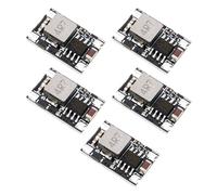 YINETTECH 5PCS DC-DC Step-down PCB Modulo di alimentazione 5V-30V Ingresso a 5V Uscita 1.5A Mini Step-Down Veicolo Alimentatore per Veicoli Modello di Aeromobile (5V)